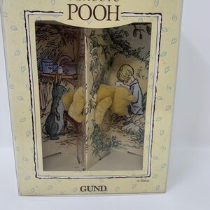 Gund Classic Pooh Miniature Bear Diorama Style 7930 Rabbit Scene Display